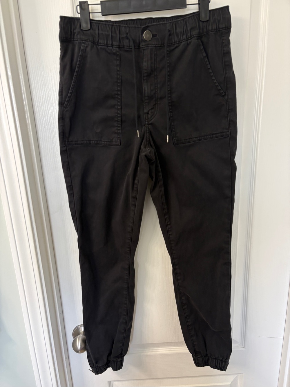 American Eagle Black Super Stretch Jogger Pants Size 12